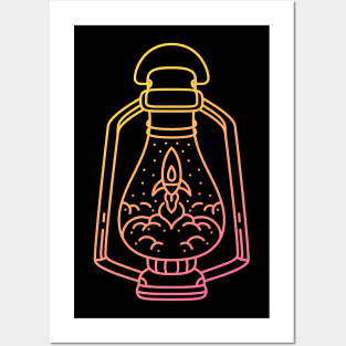 Space Lantern Posters and Art